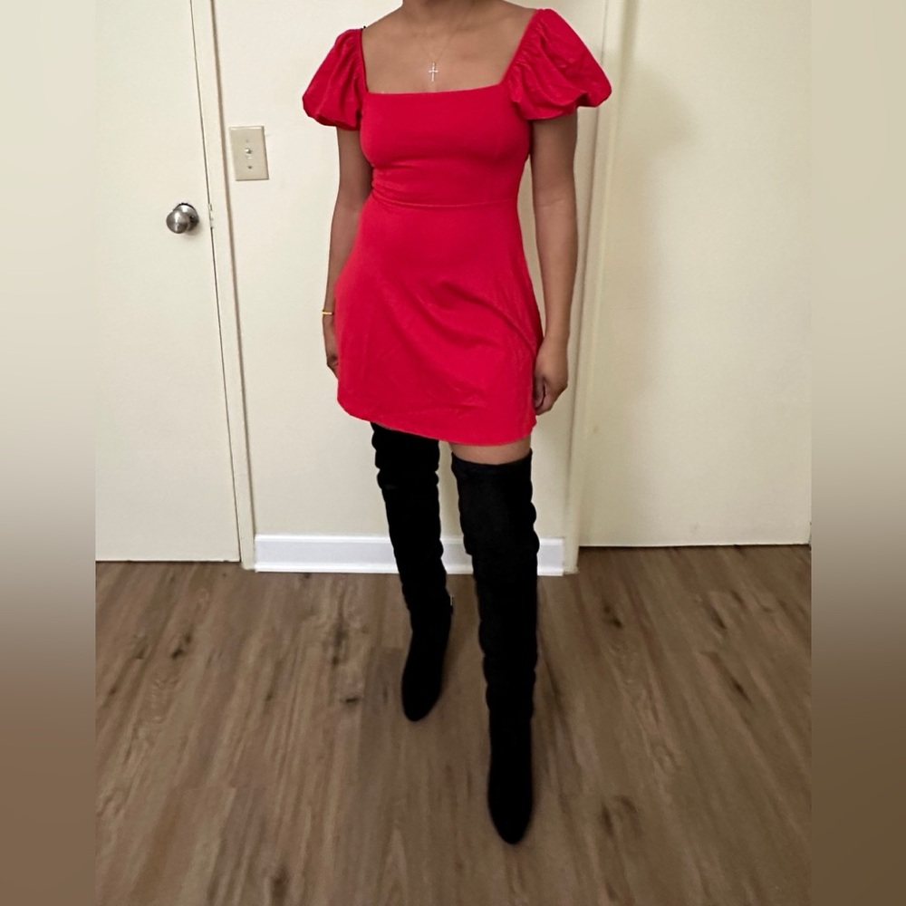 NWT Forever 21 Red SkaterDress